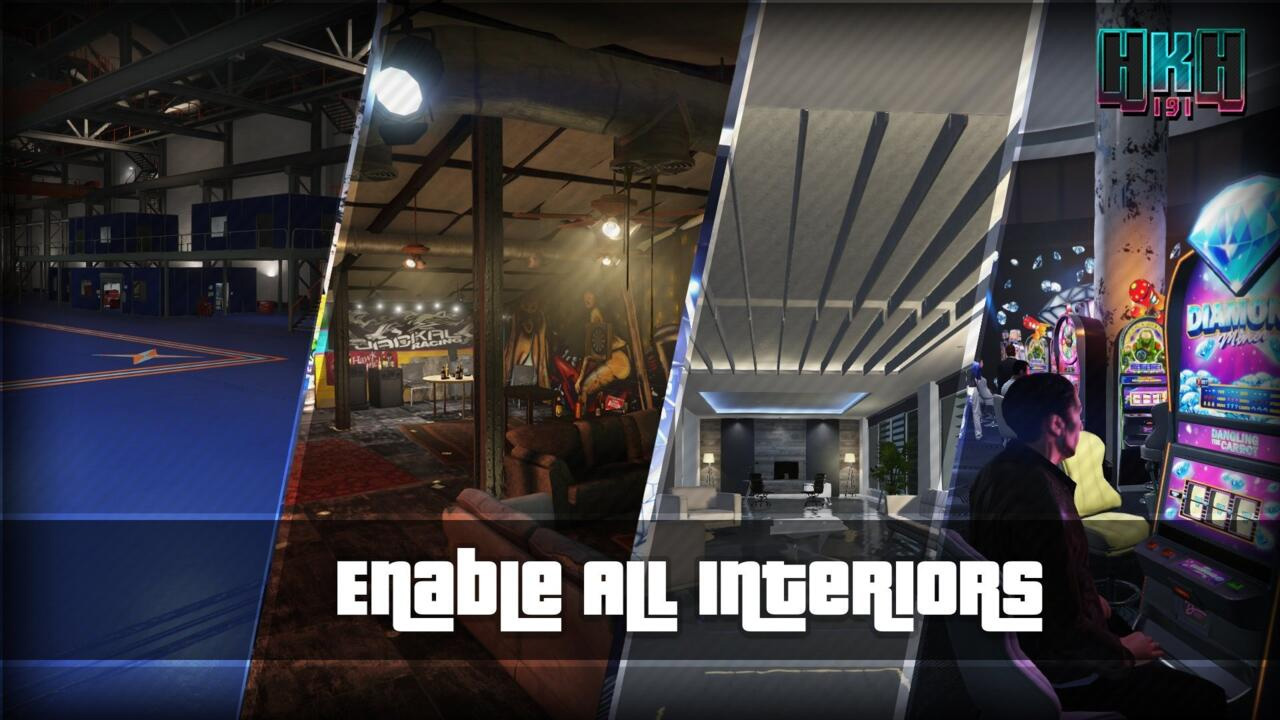 Enable All Interiors - Mở khóa toàn bộ nội thất bị ẩn