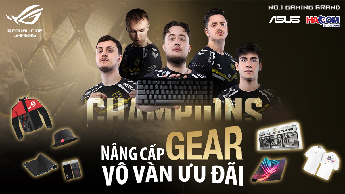 Nâng cấp Gaming Gear Asus