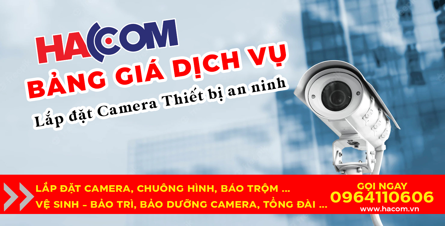 báo giá lắp đặt camera hà nội, tp hcm