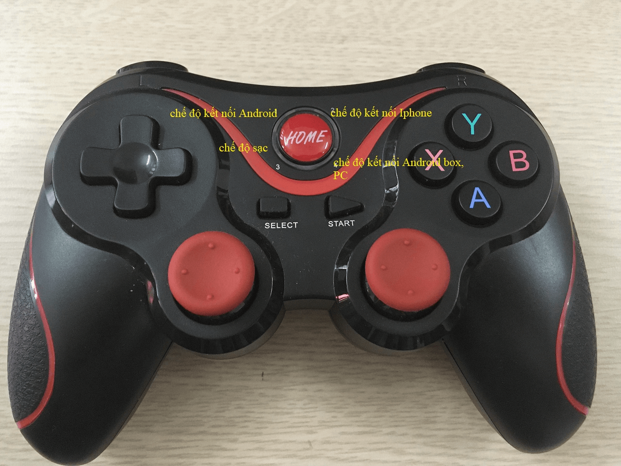 Tay cầm chơi game T3 đa dạng tính năng 