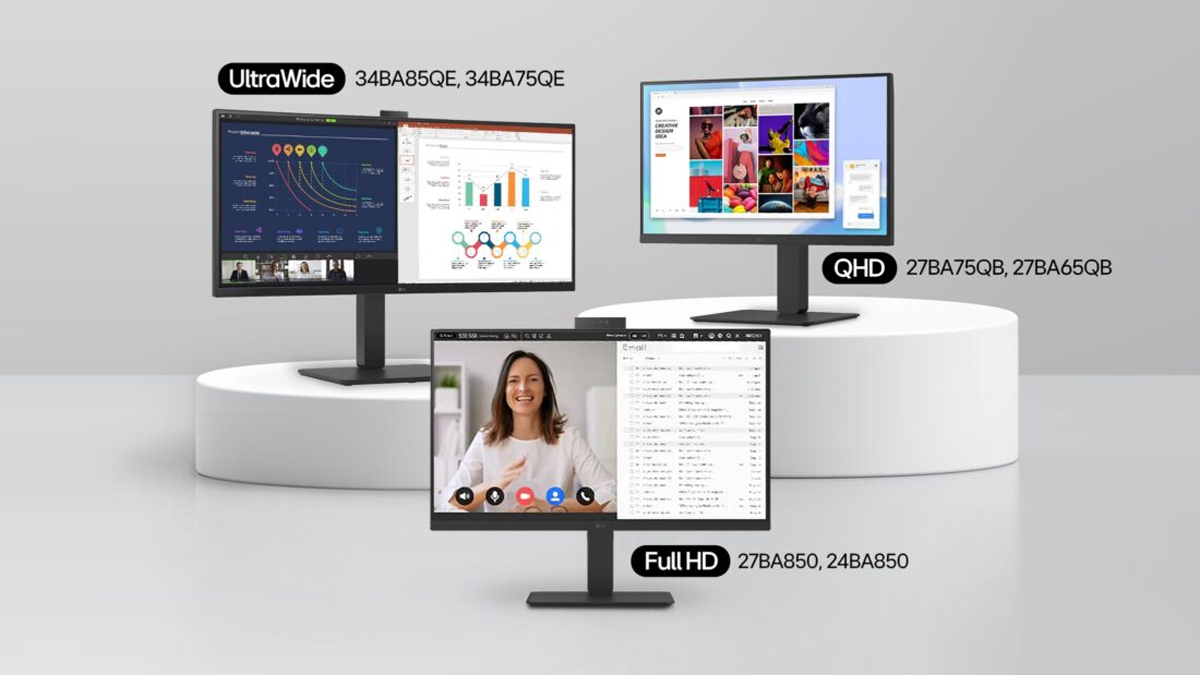 LG ra mắt dòng màn hình văn phòng tối ưu hiệu suất và nhiều tính năng
