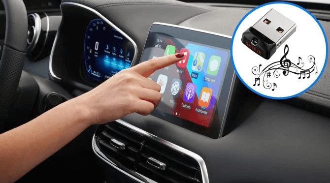 tải nhạc vào USB để nghe trên ô tô tích hợp sẵn